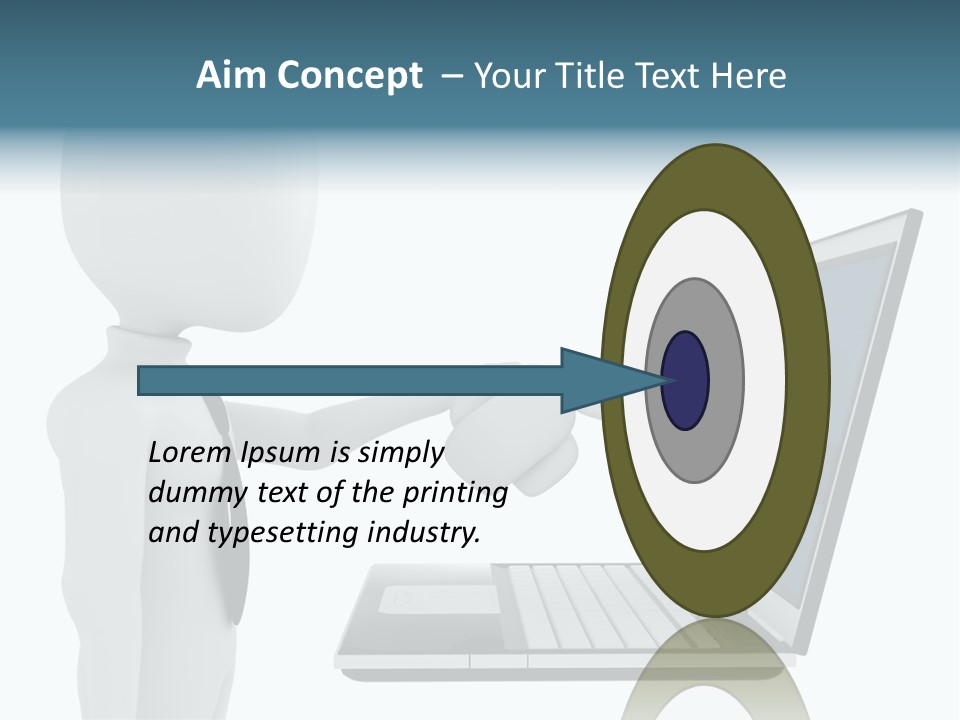 Partnership Man Commerce PowerPoint Template