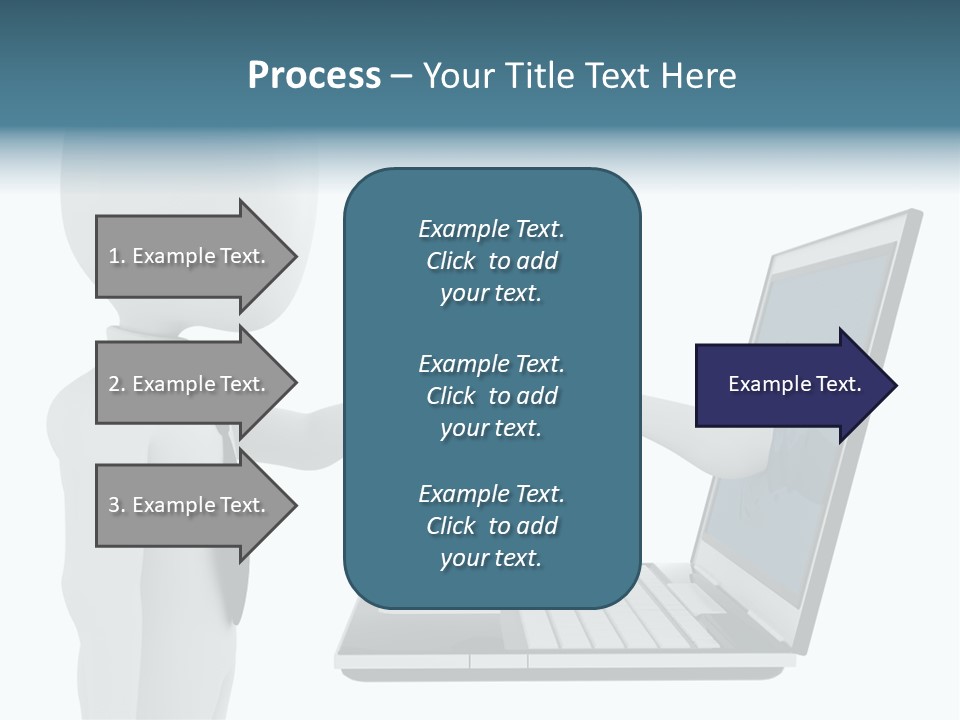 Partnership Man Commerce PowerPoint Template
