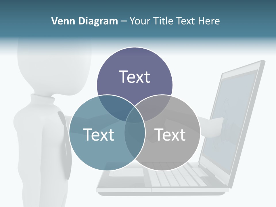 Partnership Man Commerce PowerPoint Template