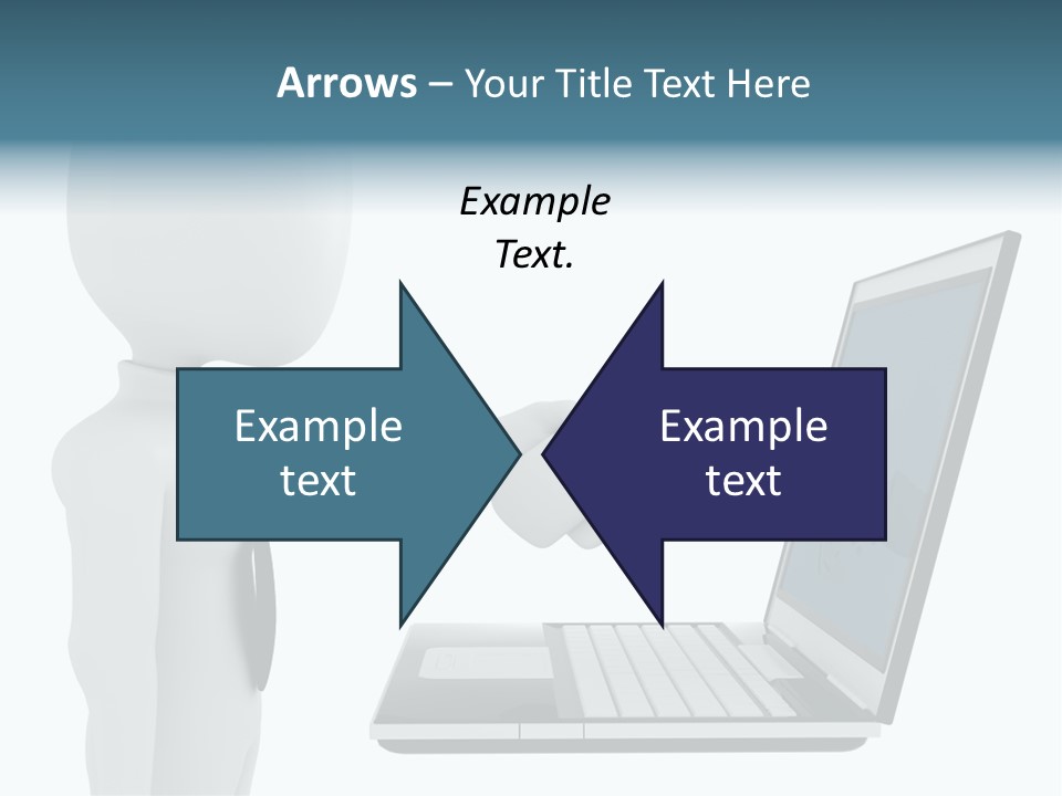 Partnership Man Commerce PowerPoint Template