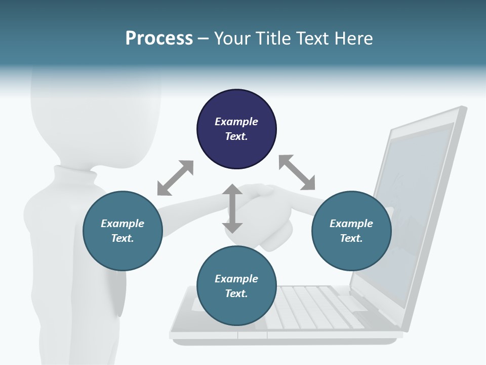 Partnership Man Commerce PowerPoint Template
