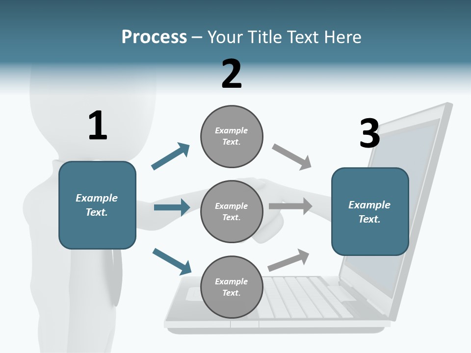 Partnership Man Commerce PowerPoint Template