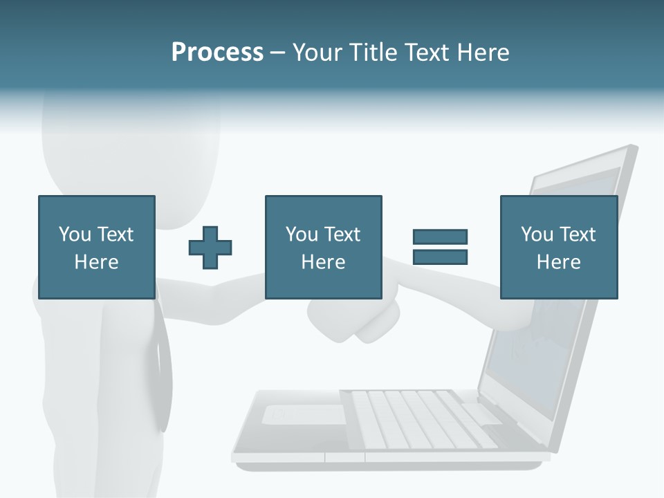Partnership Man Commerce PowerPoint Template