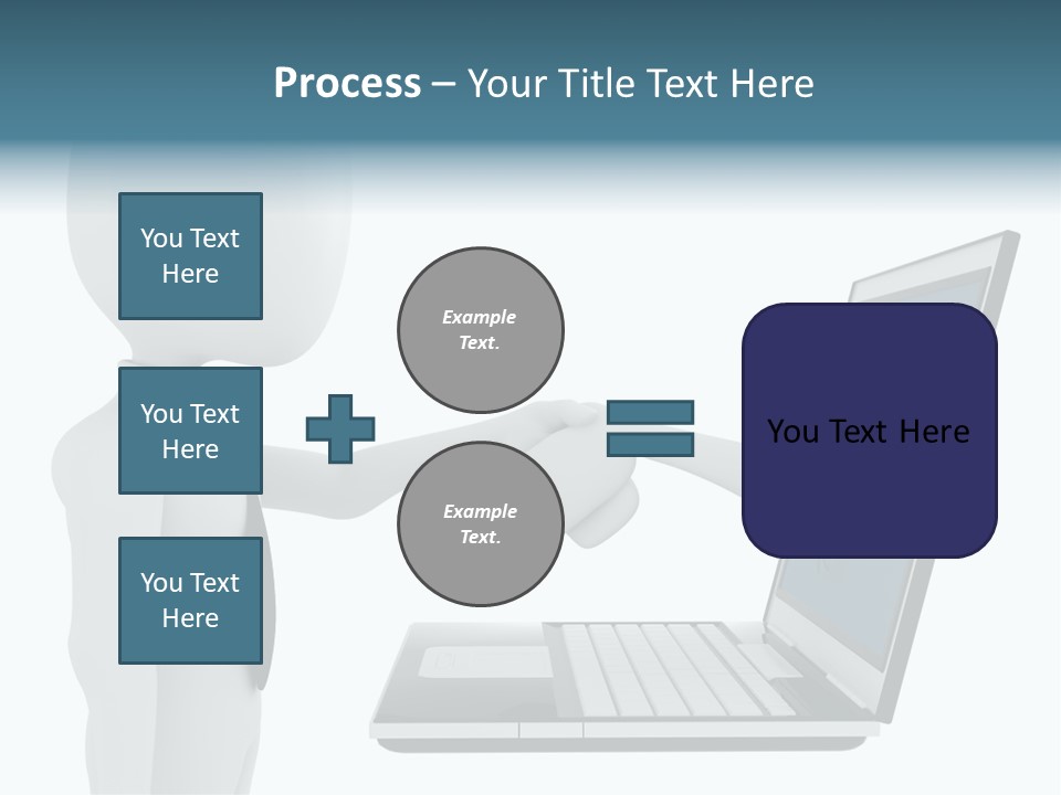 Partnership Man Commerce PowerPoint Template