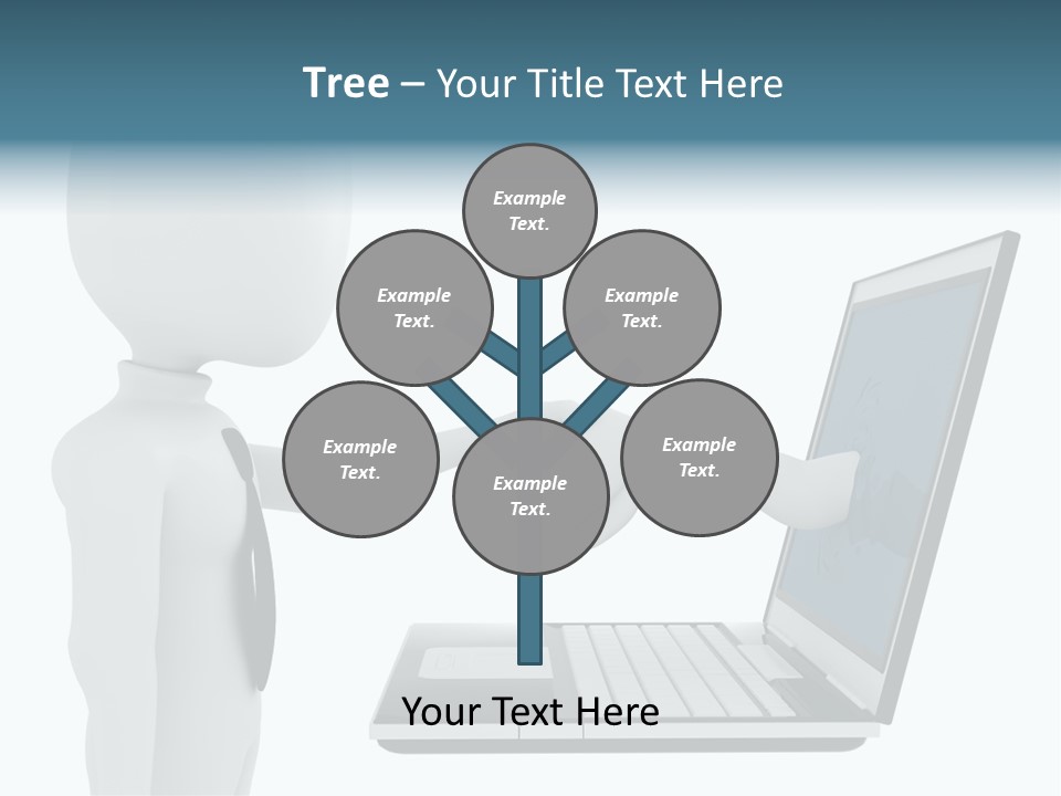 Partnership Man Commerce PowerPoint Template