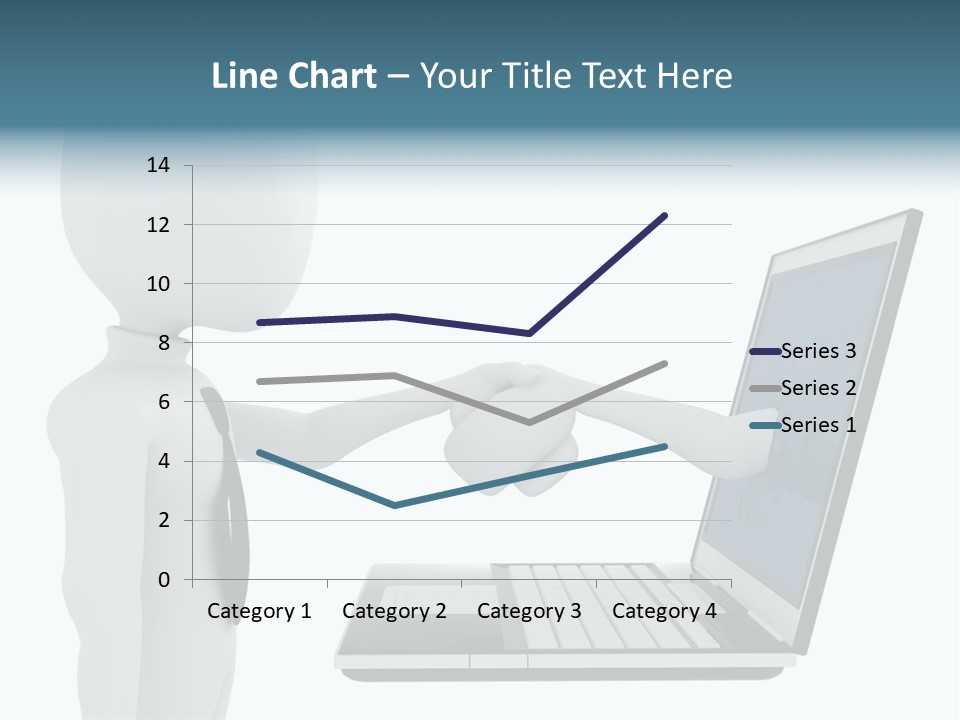 Partnership Man Commerce PowerPoint Template