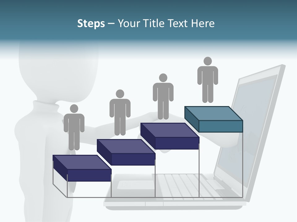 Partnership Man Commerce PowerPoint Template