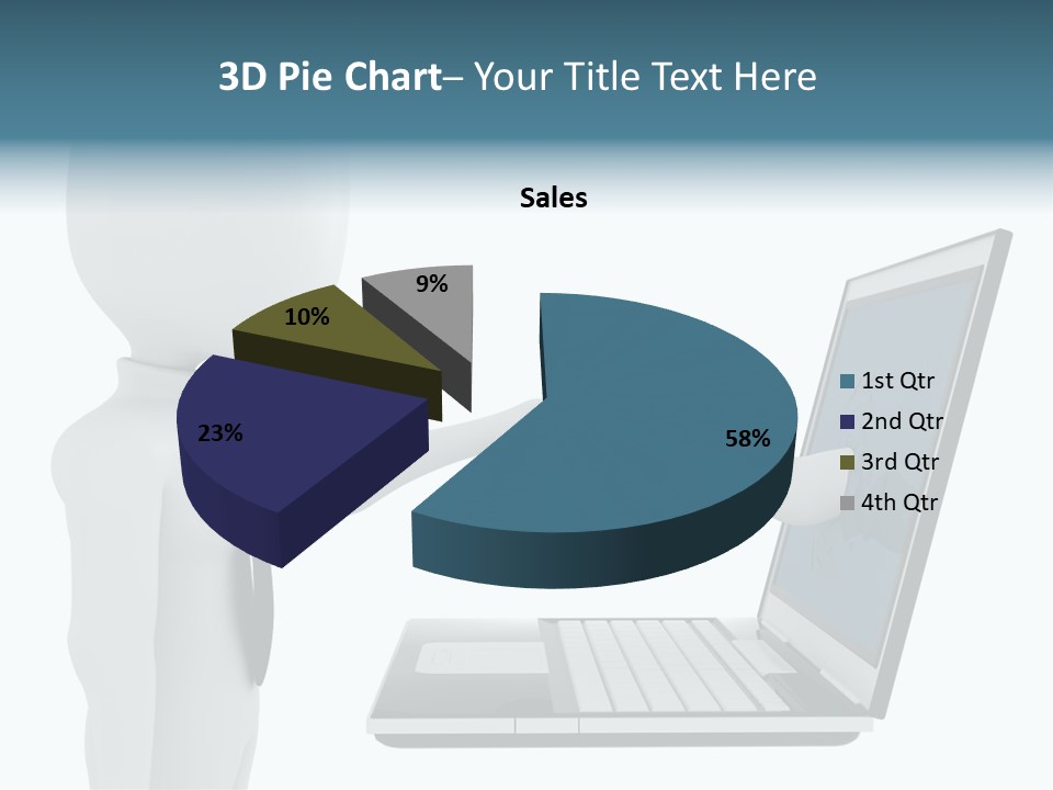Partnership Man Commerce PowerPoint Template