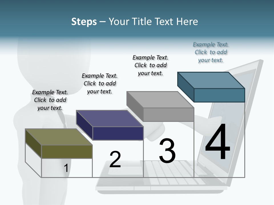 Partnership Man Commerce PowerPoint Template