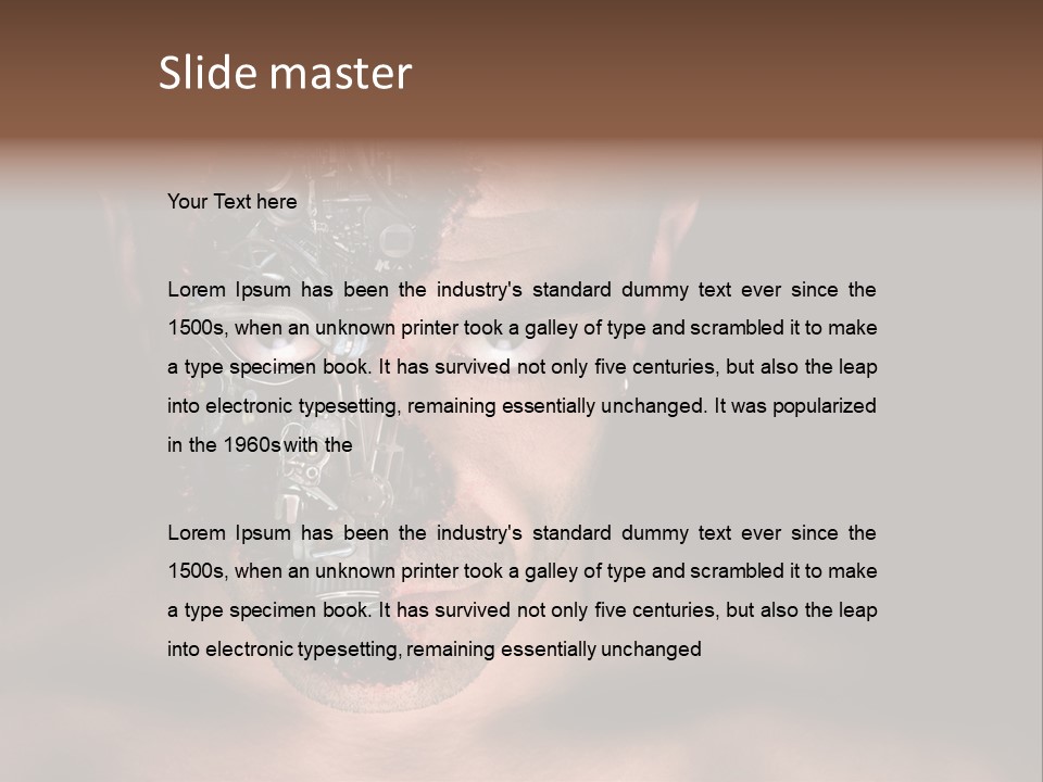 Virtual Dark Evil PowerPoint Template