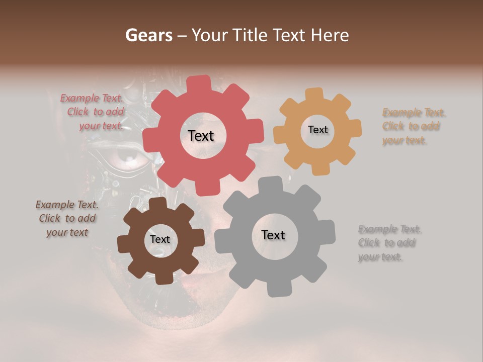 Virtual Dark Evil PowerPoint Template
