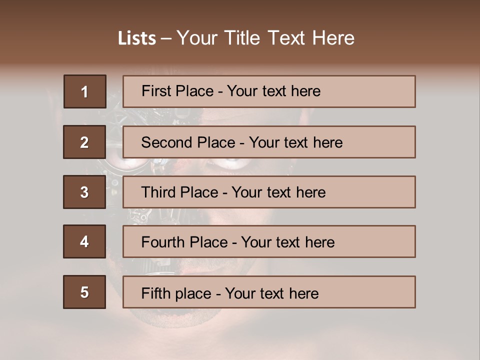 Virtual Dark Evil PowerPoint Template