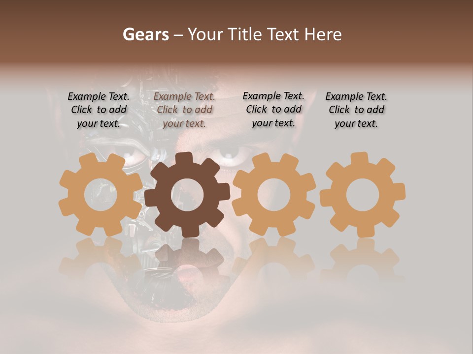 Virtual Dark Evil PowerPoint Template