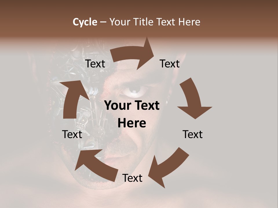 Virtual Dark Evil PowerPoint Template