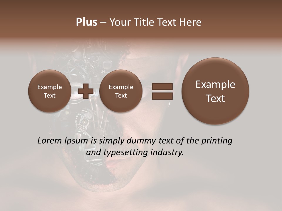 Virtual Dark Evil PowerPoint Template