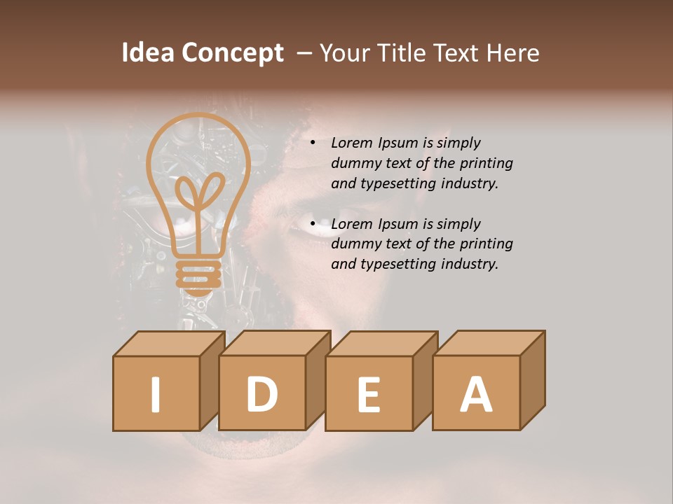 Virtual Dark Evil PowerPoint Template