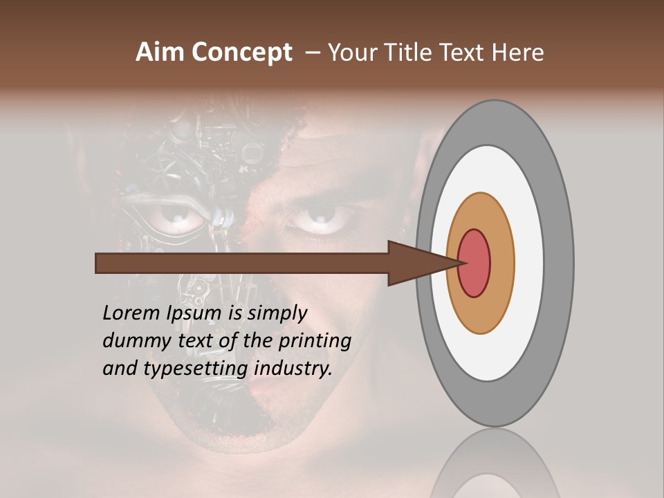 Virtual Dark Evil PowerPoint Template