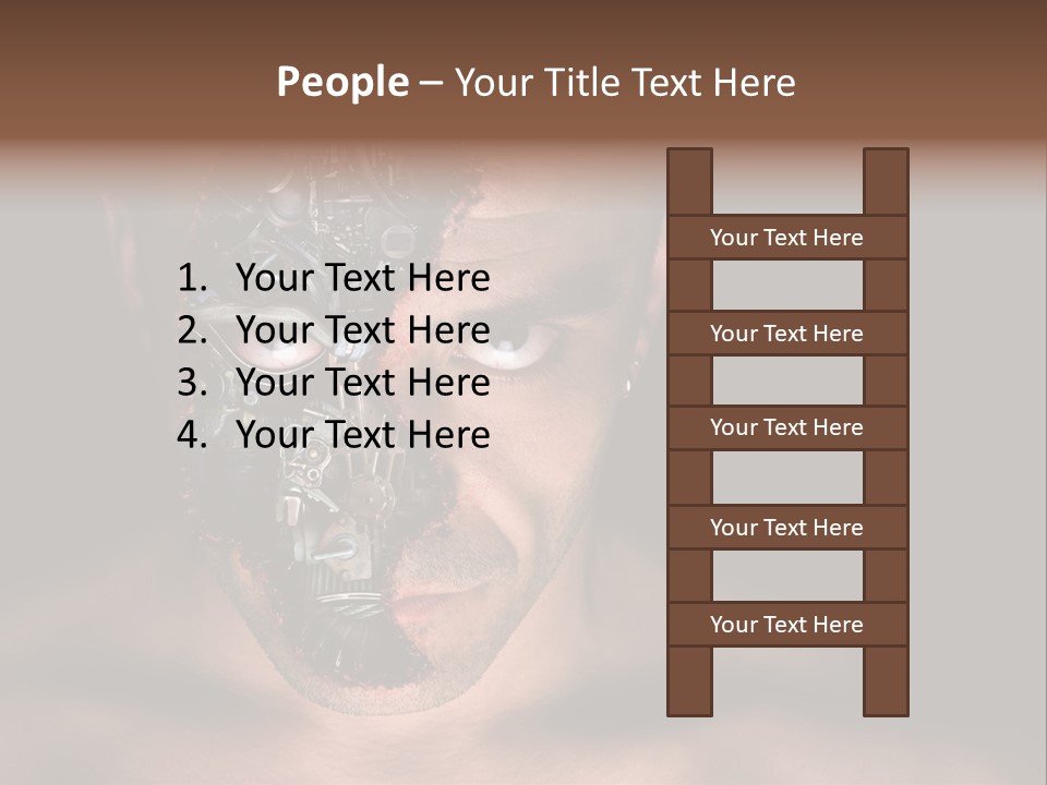 Virtual Dark Evil PowerPoint Template
