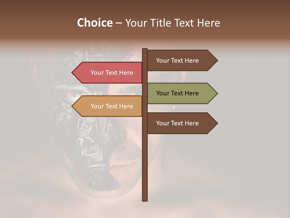 Virtual Dark Evil PowerPoint Template