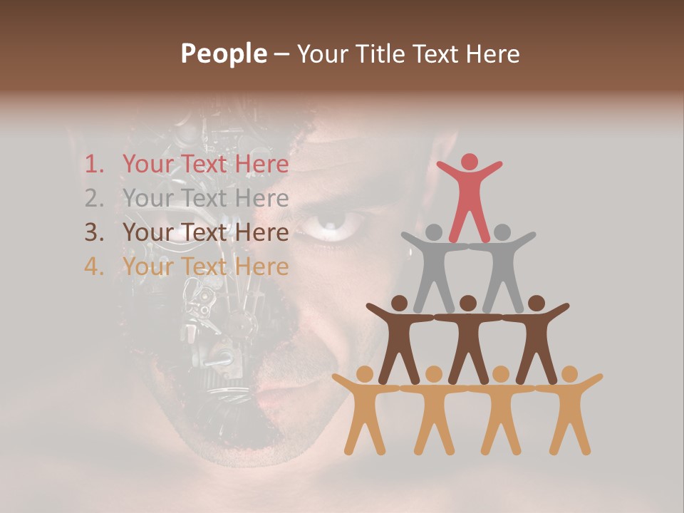 Virtual Dark Evil PowerPoint Template