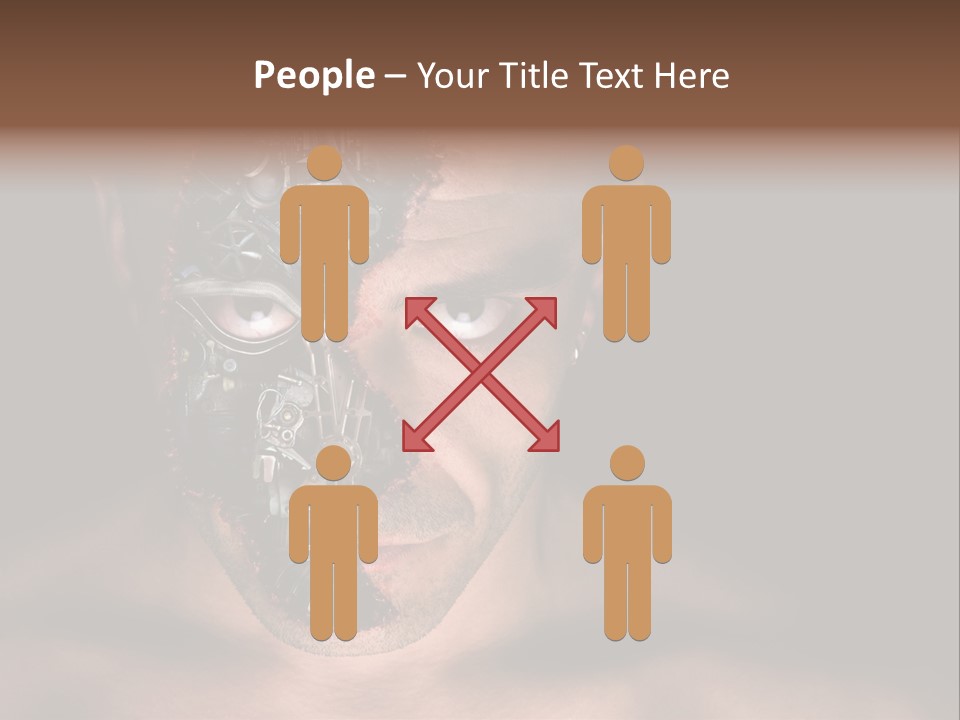 Virtual Dark Evil PowerPoint Template