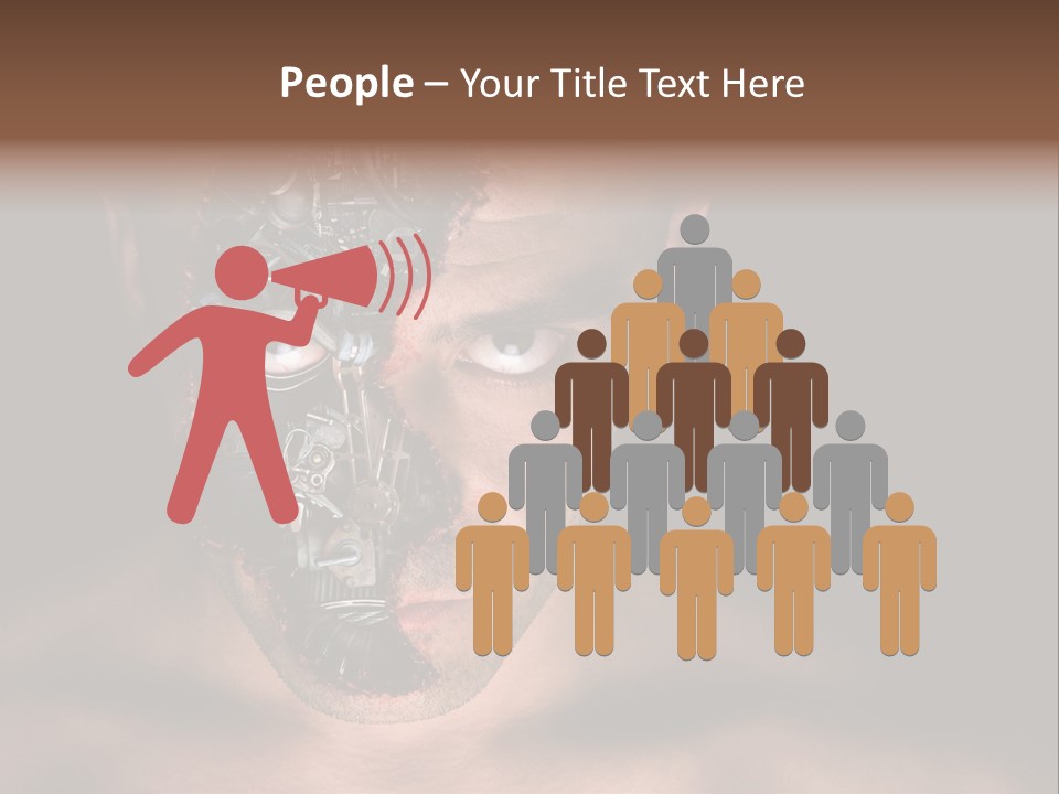 Virtual Dark Evil PowerPoint Template