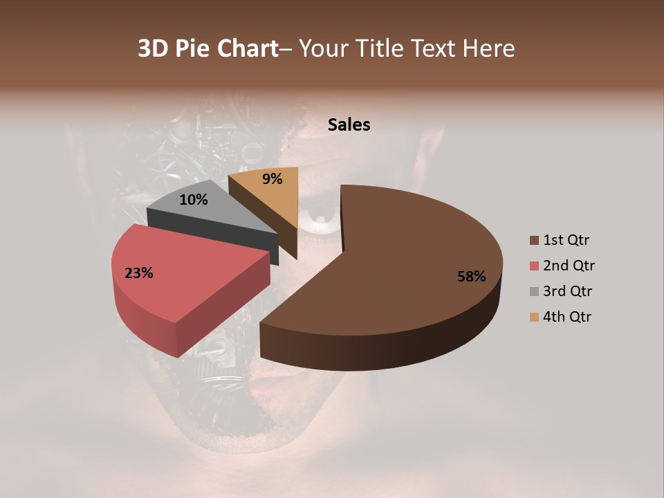 Virtual Dark Evil PowerPoint Template