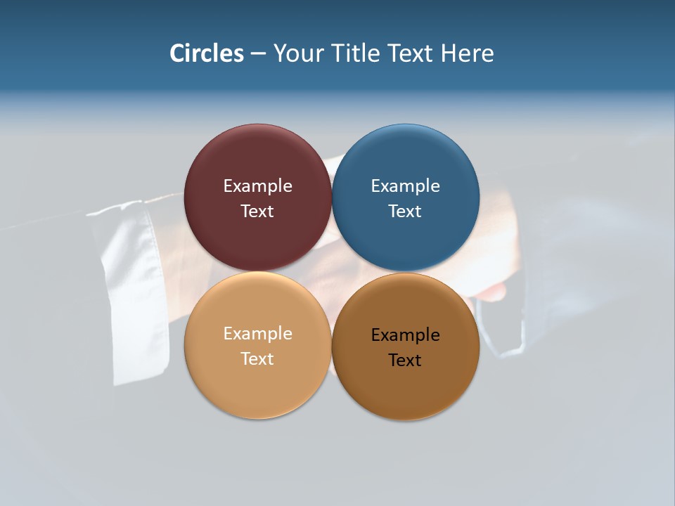 Hello Shake Businesspeople PowerPoint Template