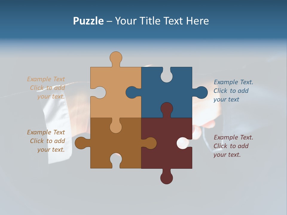 Hello Shake Businesspeople PowerPoint Template