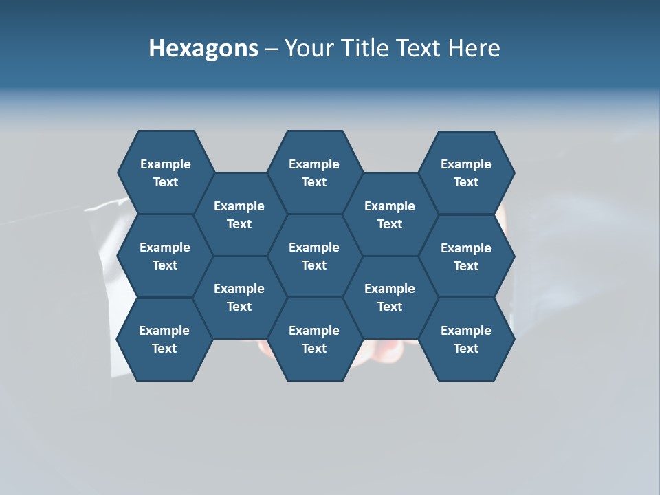 Hello Shake Businesspeople PowerPoint Template