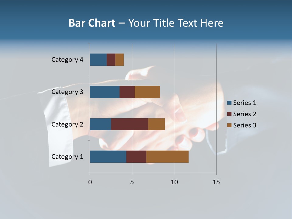 Hello Shake Businesspeople PowerPoint Template