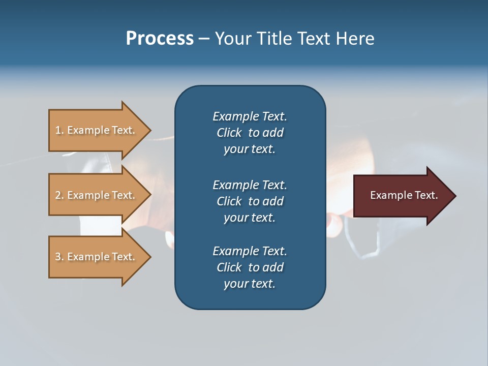 Hello Shake Businesspeople PowerPoint Template