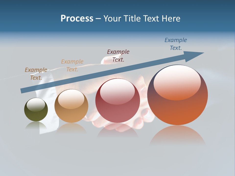 Hello Shake Businesspeople PowerPoint Template