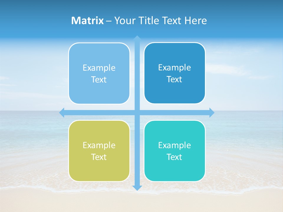 Tropical Peace Sea PowerPoint Template