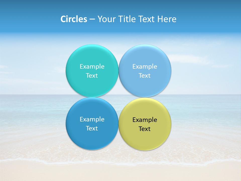 Tropical Peace Sea PowerPoint Template