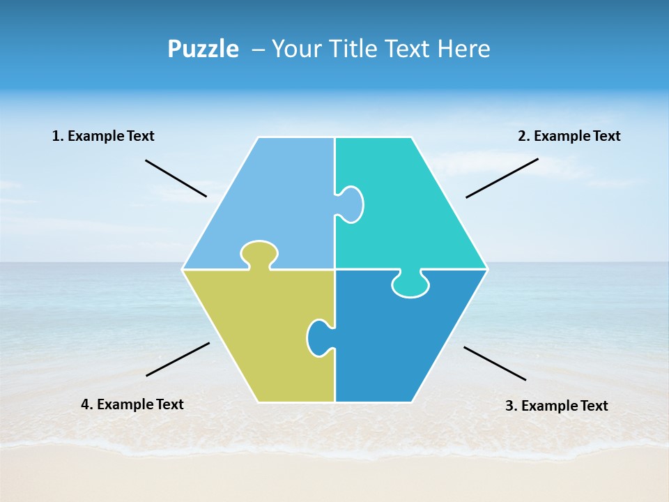 Tropical Peace Sea PowerPoint Template