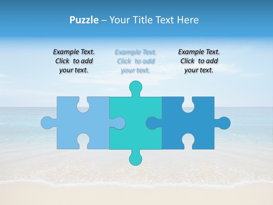 Tropical Peace Sea PowerPoint Template