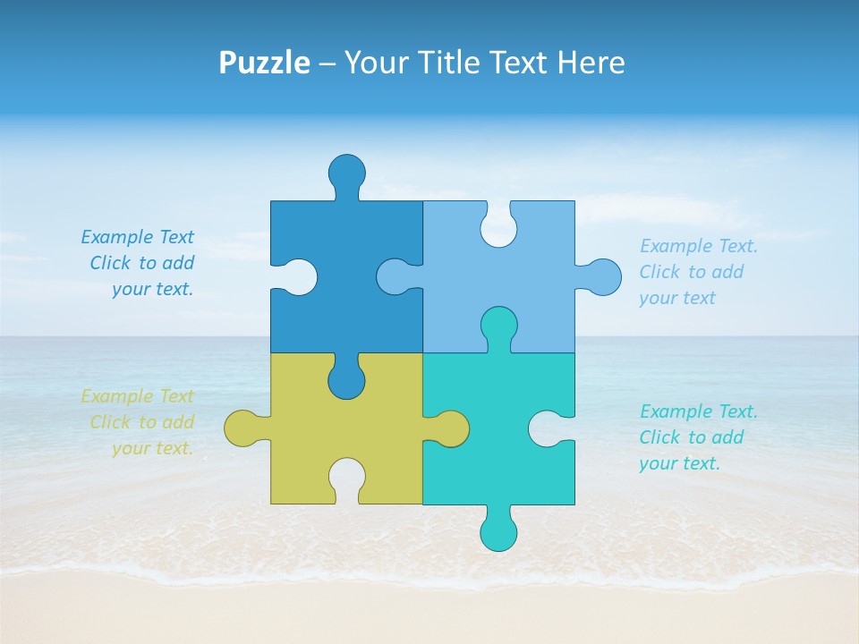 Tropical Peace Sea PowerPoint Template