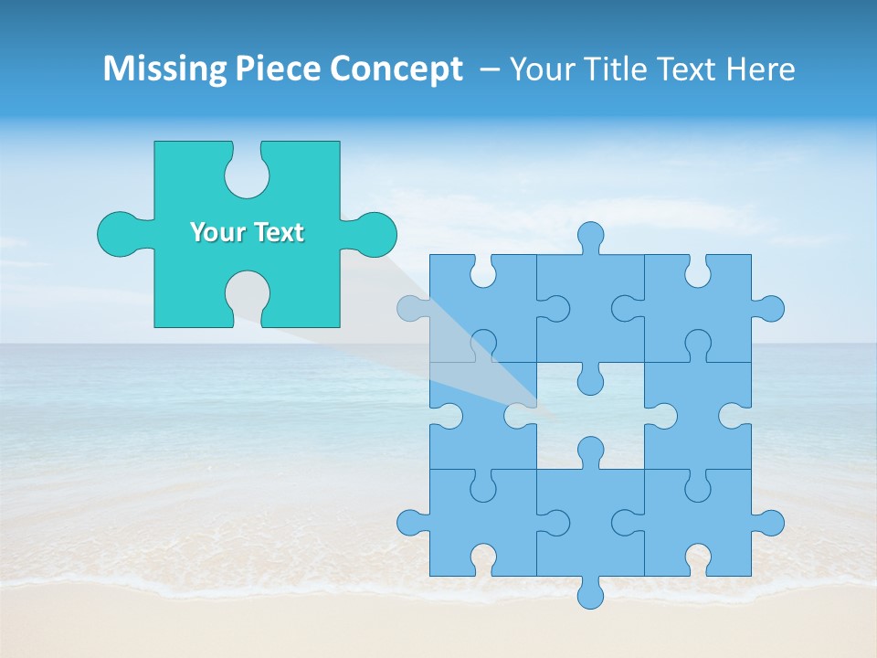 Tropical Peace Sea PowerPoint Template