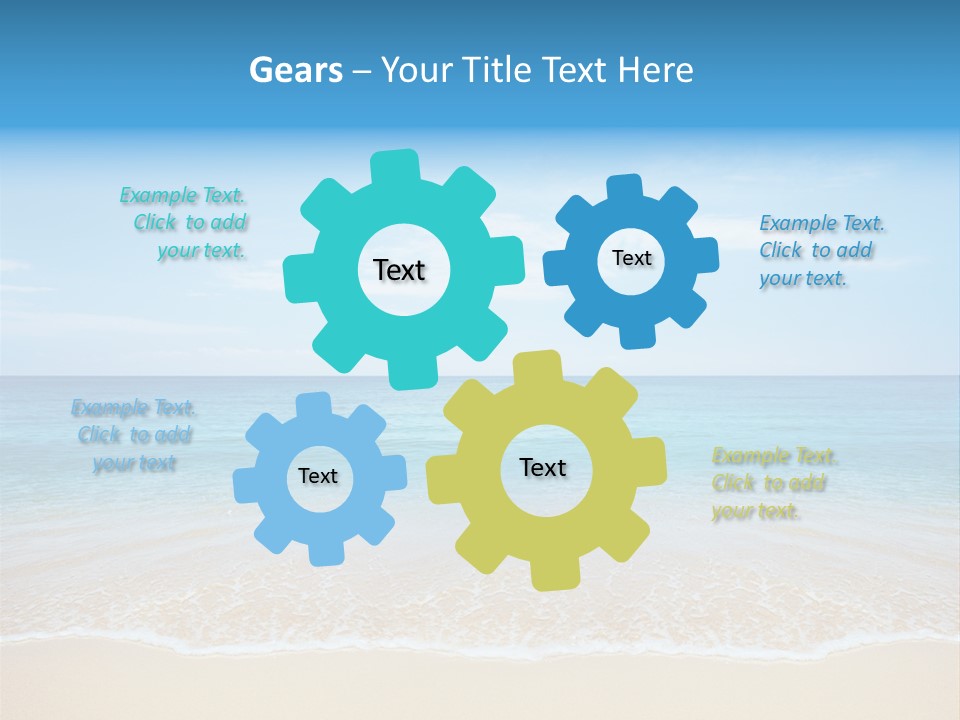 Tropical Peace Sea PowerPoint Template