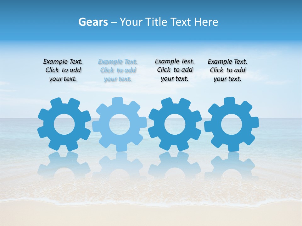 Tropical Peace Sea PowerPoint Template