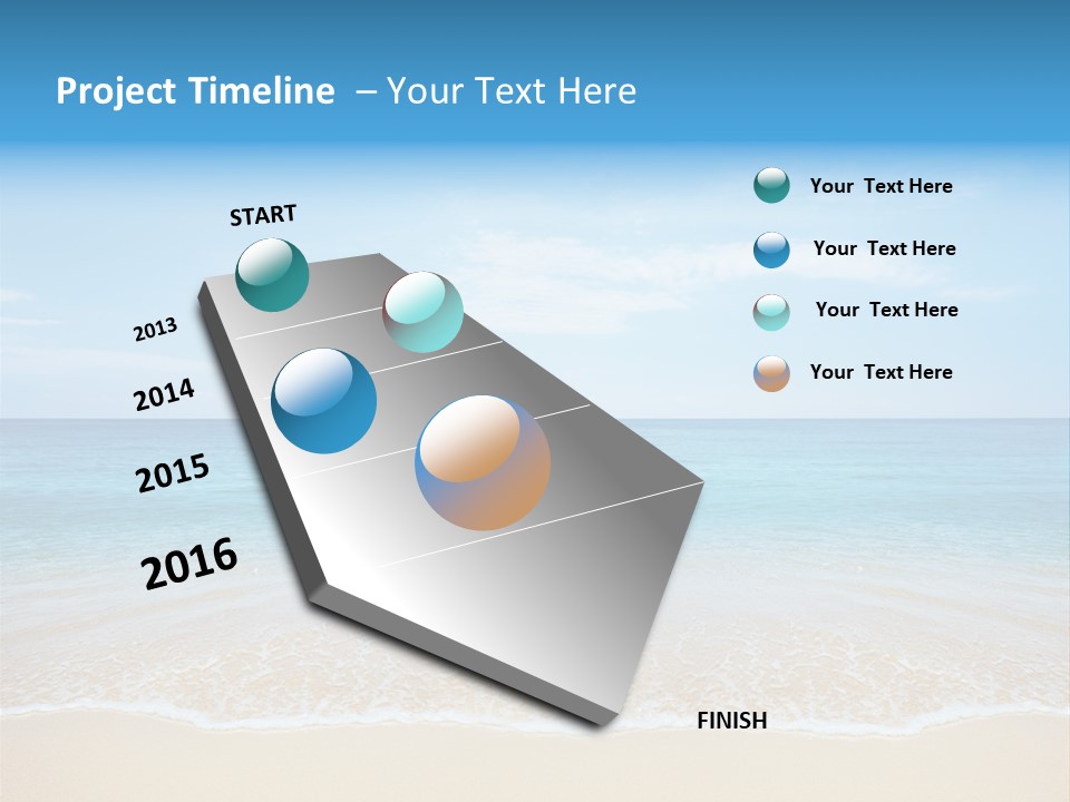 Tropical Peace Sea PowerPoint Template