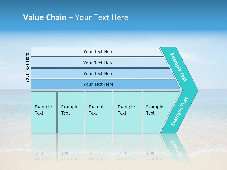 Tropical Peace Sea PowerPoint Template