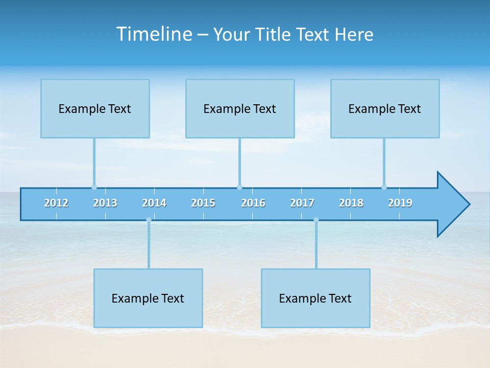 Tropical Peace Sea PowerPoint Template