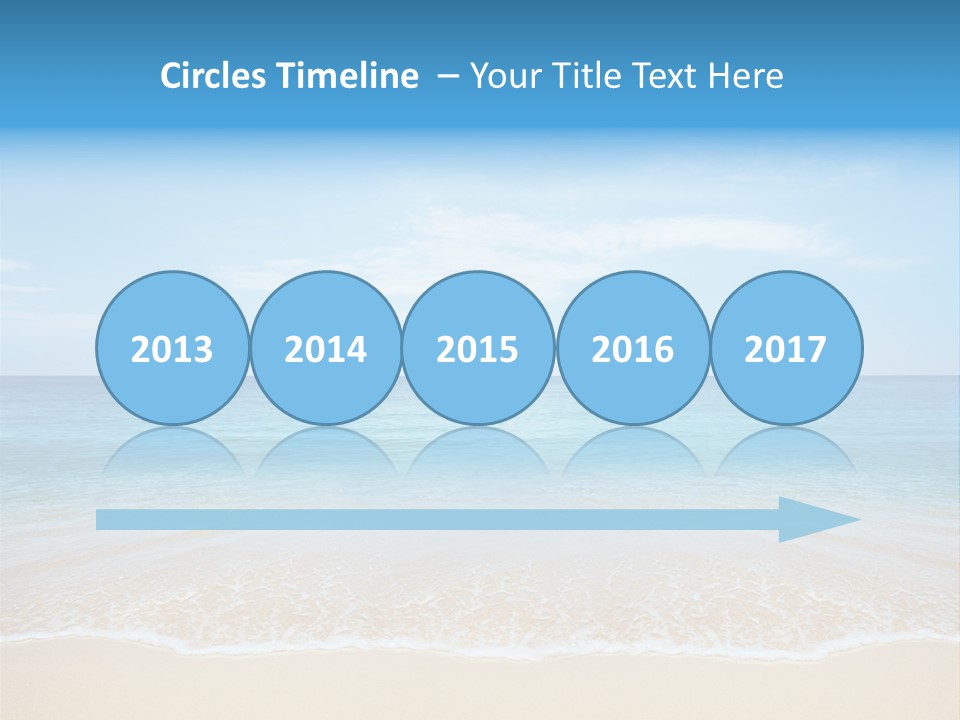 Tropical Peace Sea PowerPoint Template