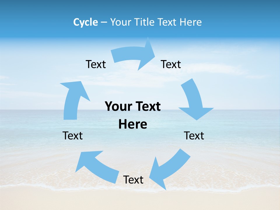 Tropical Peace Sea PowerPoint Template