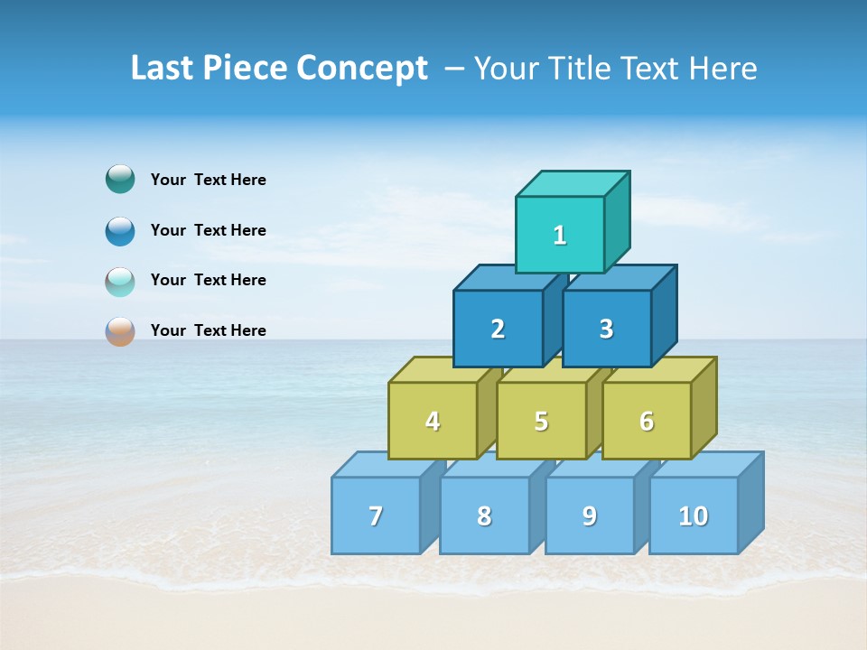 Tropical Peace Sea PowerPoint Template