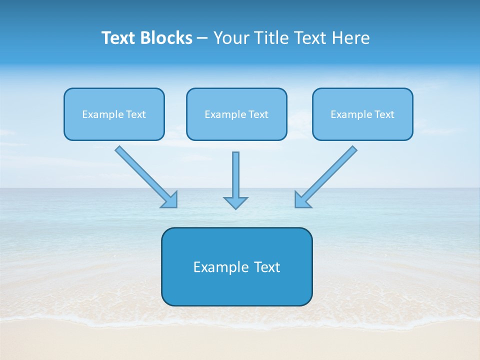 Tropical Peace Sea PowerPoint Template