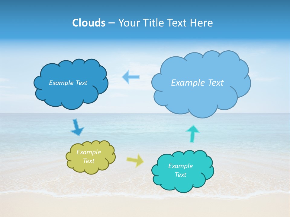 Tropical Peace Sea PowerPoint Template