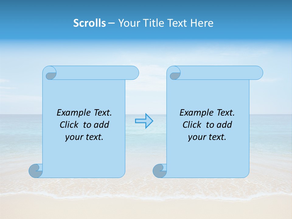 Tropical Peace Sea PowerPoint Template